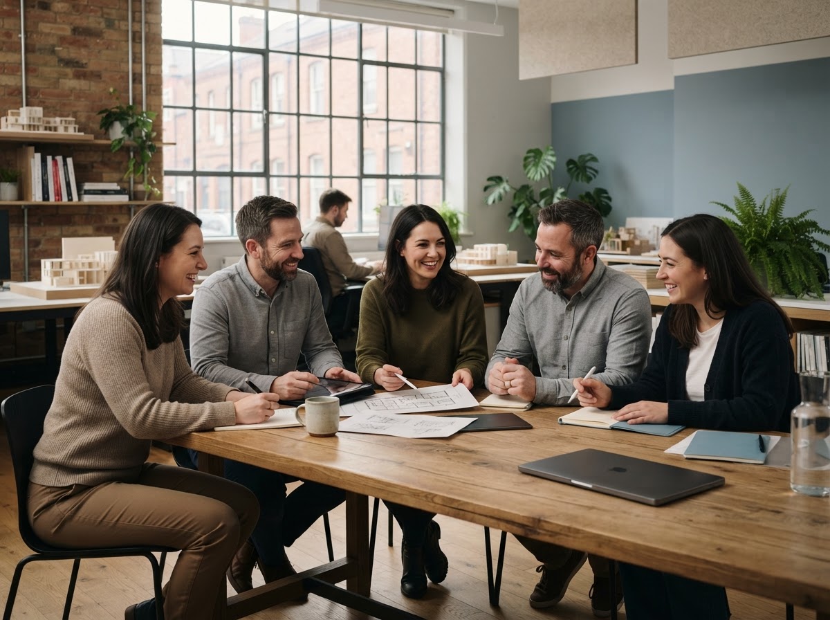 Loveston analysts reviewing risk models on a trading analytics workstation